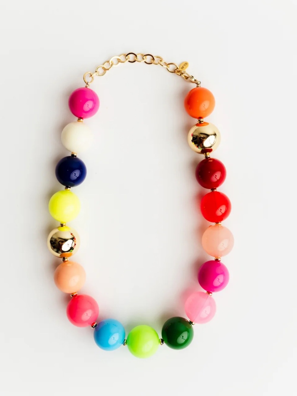 Colorful Kids Bead Necklace - Multicolor